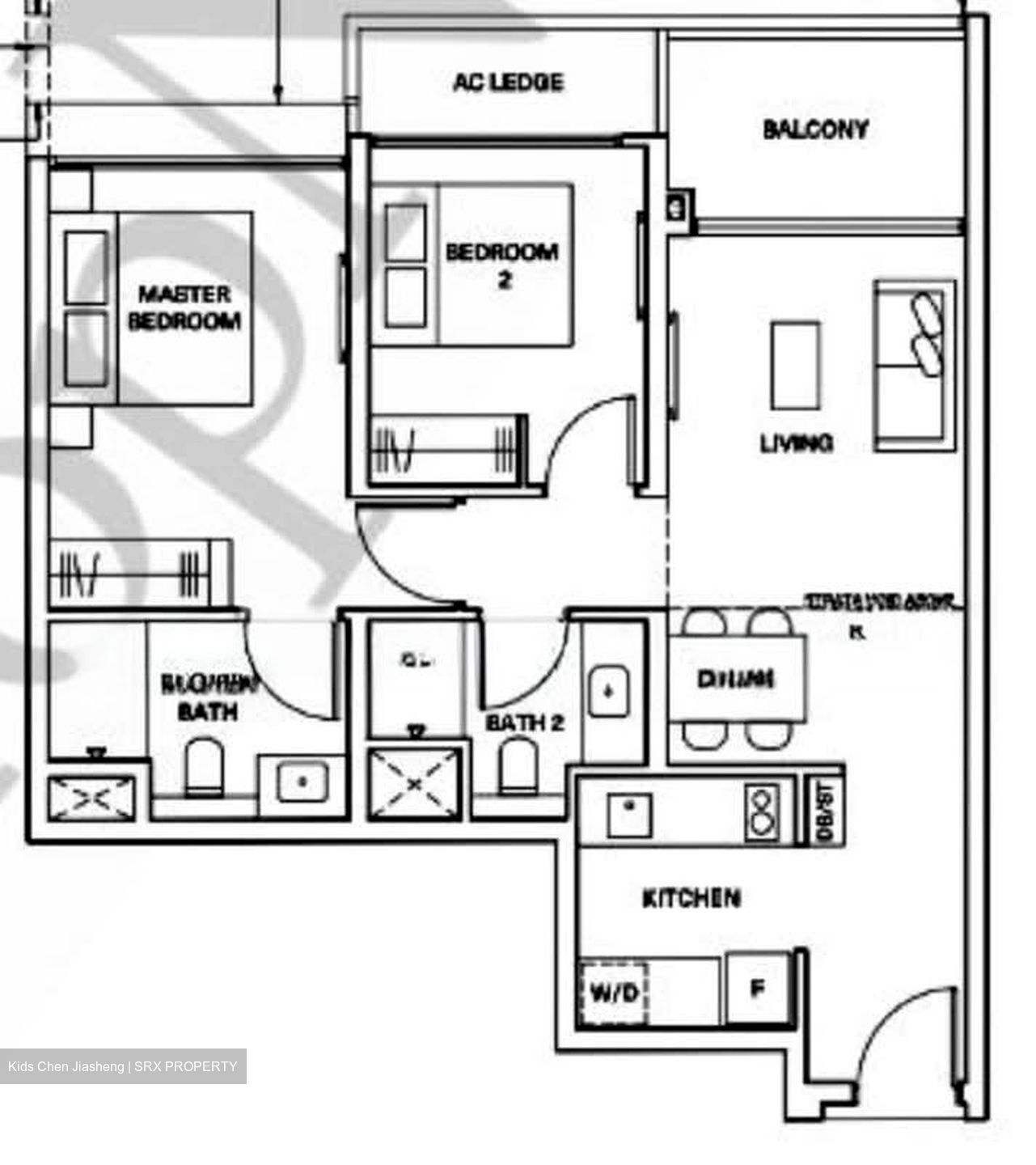 The Watergardens At Canberra (D27), Apartment #589250171